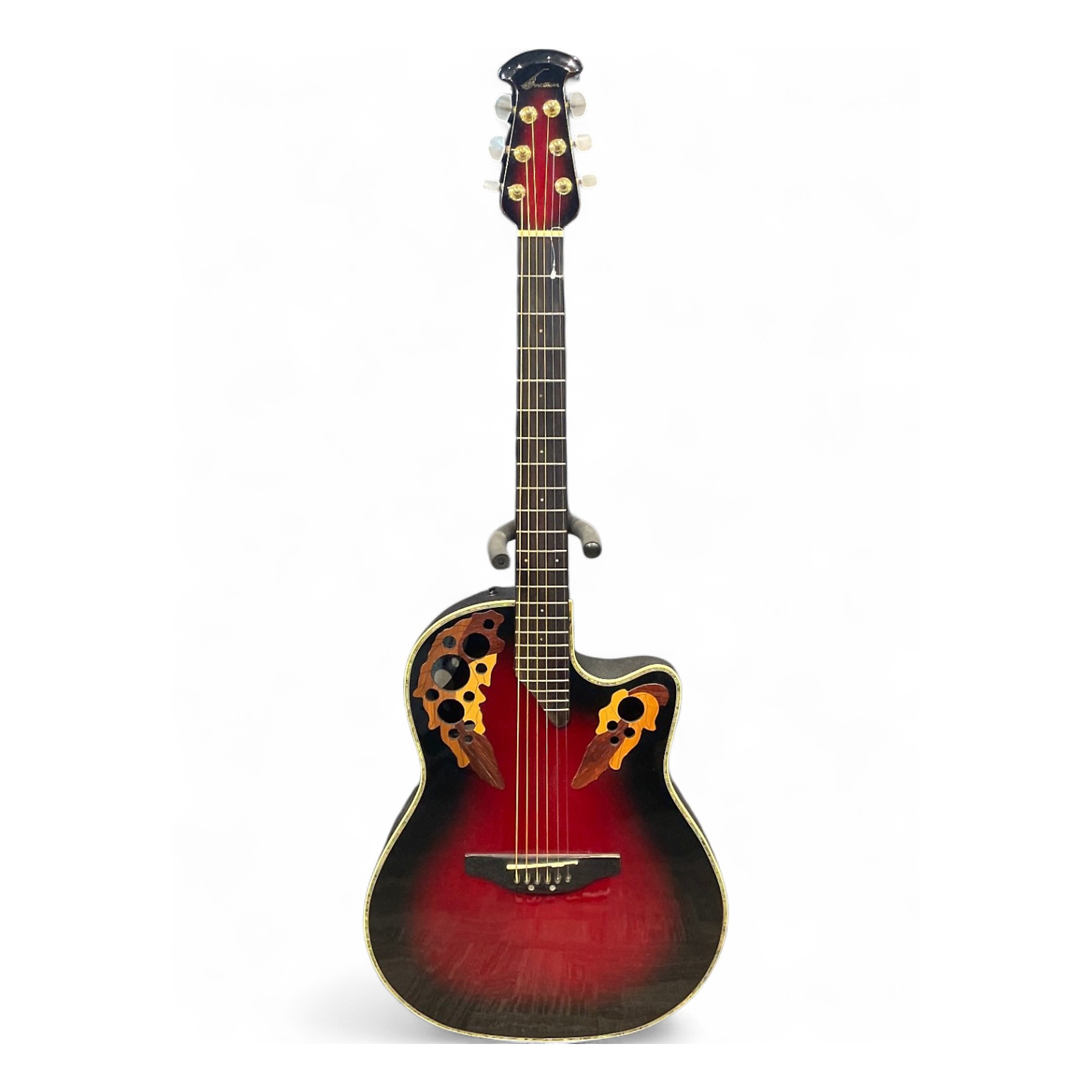 【動作良好・希少品】OVATION CU257-RRB pinnacle 中古】美品希少 Ovation オベーション CU257 RRB Pinnacle 新品