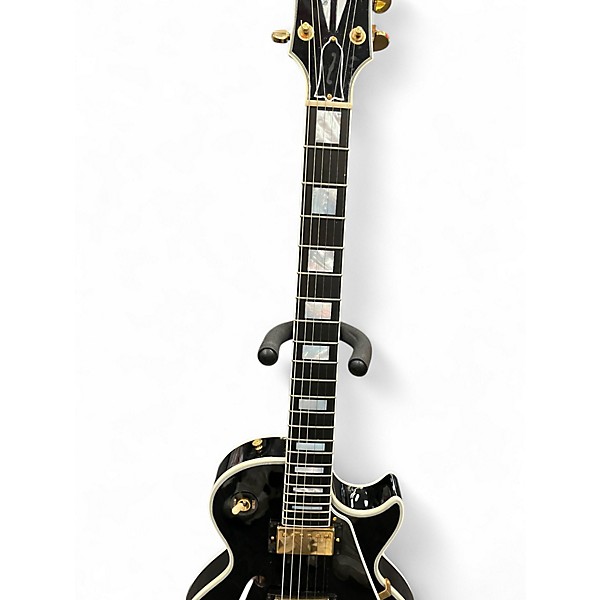 Used 2015 Gibson Les Paul Custom ES Ebony Hollow Body Electric Guitar