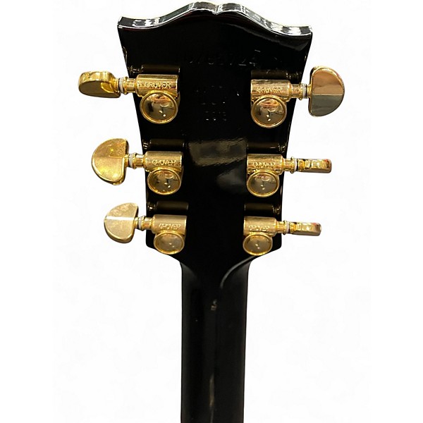 Used 2015 Gibson Les Paul Custom ES Ebony Hollow Body Electric Guitar