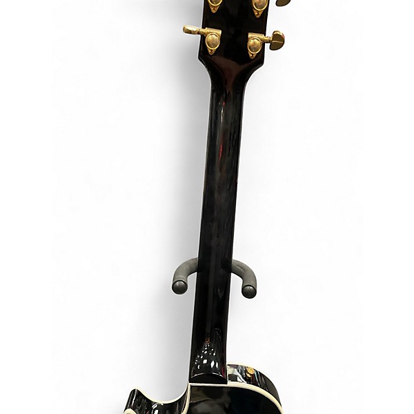 Used 2015 Gibson Les Paul Custom ES Ebony Hollow Body Electric Guitar