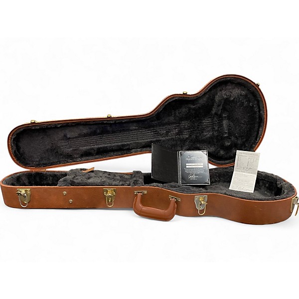 Used 2015 Gibson Les Paul Custom ES Ebony Hollow Body Electric Guitar