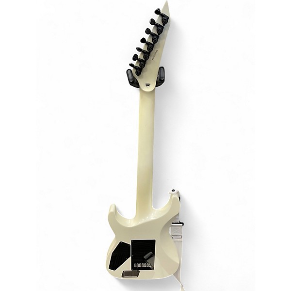 Used ESP E-II M-II 7B Baritone EverTune Electric Guitar Pearl White Solid Body Electric Guitar