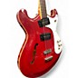 Vintage 1967 Mosrite Combo Cherry Red Electric Bass Guitar