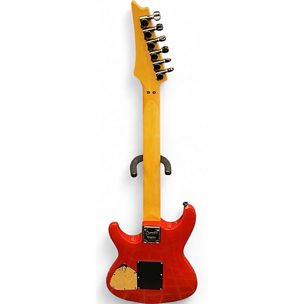 Used Ibanez Prestige S6570 Chrome Red Metallic Solid Body Electric Guitar