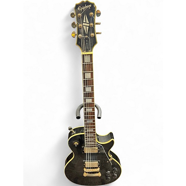 【中古品】Epiphone LesPaul Custom Used Epiphone Les Paul Custom Black Solid Body Electric