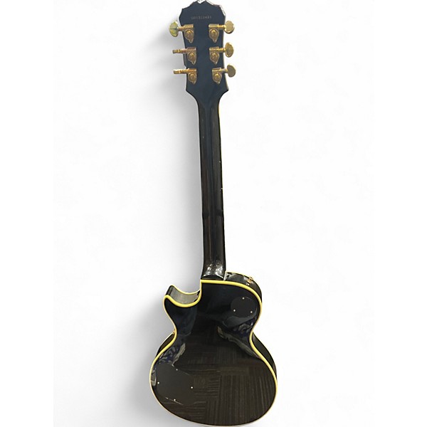 【中古品】Epiphone LesPaul Custom Epiphone Les Paul Custom Quilt Viper Blue Electric Guitar