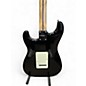 Used 2000s Fender Standard Stratocaster HSS Black Solid Body Electric Guitar