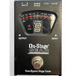 Used On-Stage GTA7800 True Bypass Tuner Tuner Pedal