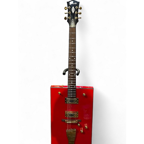 Used Firefly BO DIDDLEY RED Solid Body Electric Guitar