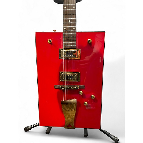 Used Firefly BO DIDDLEY RED Solid Body Electric Guitar