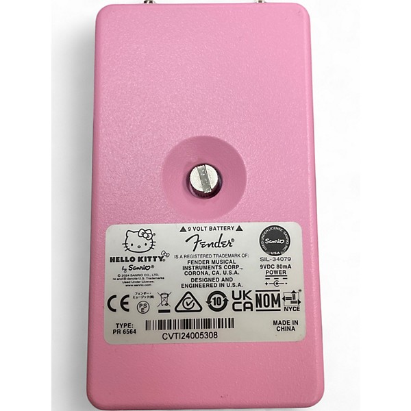Used Fender HELLO KITTY FUZZ Effect Pedal
