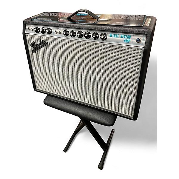 Used Fender 1968 Custom Deluxe Reverb 22W 1x12 Tube Guitar Combo Amp