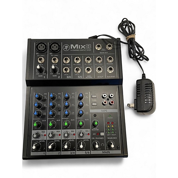 Used Mackie Mix8 Unpowered Mixer | Guitar Center