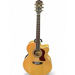 Used Washburn HJ40SCE  Natural Acoustic Guitar