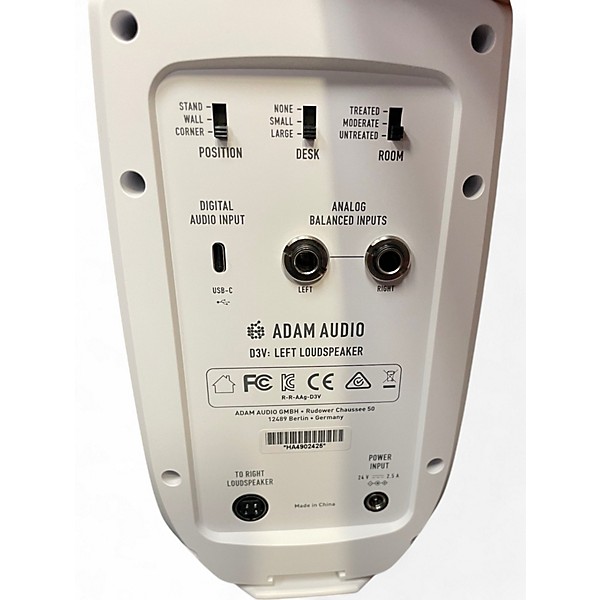 Used ADAM Audio D3V PAIR Powered Monitor