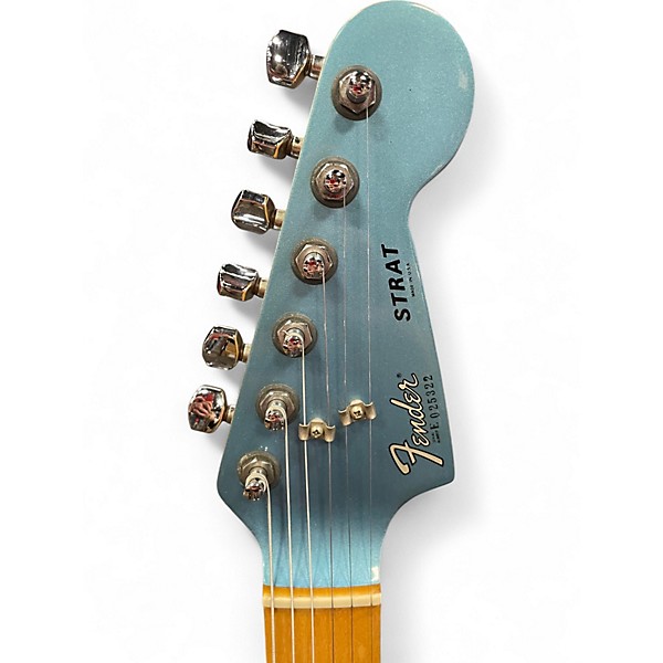 Used 1980s Fender The Strat Blue Sapphire Solid Body Electric Guitar