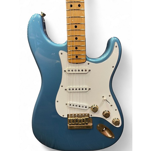 Used 1980s Fender The Strat Blue Sapphire Solid Body Electric Guitar