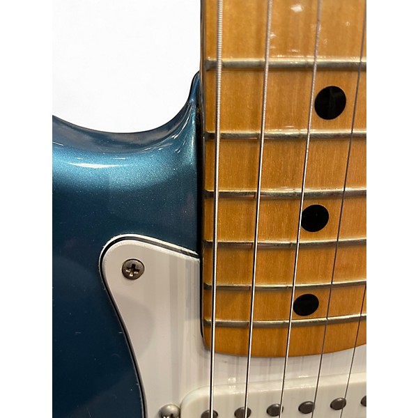 Used 1980s Fender The Strat Blue Sapphire Solid Body Electric Guitar