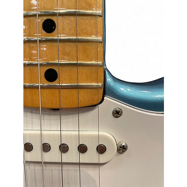 Used 1980s Fender The Strat Blue Sapphire Solid Body Electric Guitar