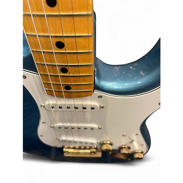 Used 1980s Fender The Strat Blue Sapphire Solid Body Electric Guitar
