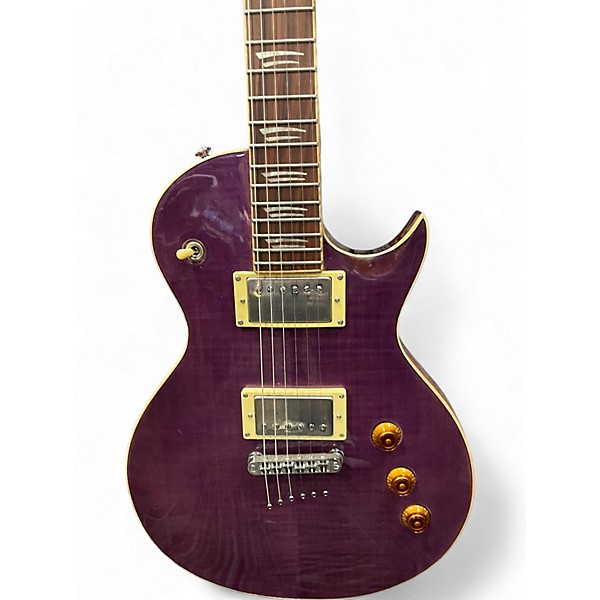 Used Mitchell MS450 Purple Solid Body Electric Guitar