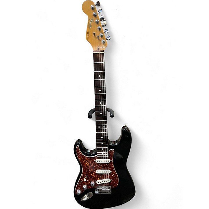 Vintage 1989 Fender Standard Stratocaster Left Handed Black Solid