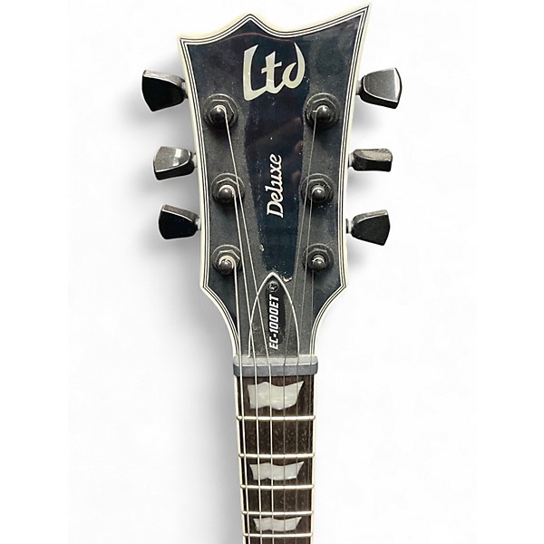 Used Esp  LTD EC-1000ET SEE THROUGH BLACK Solid Body Electric Guitar