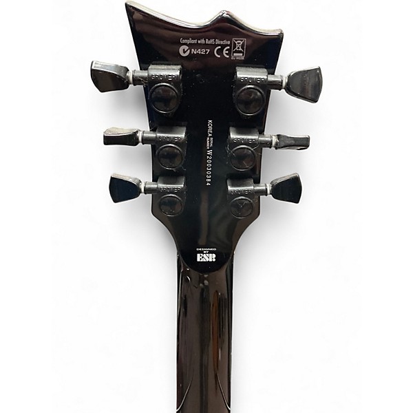 Used Esp  LTD EC-1000ET SEE THROUGH BLACK Solid Body Electric Guitar