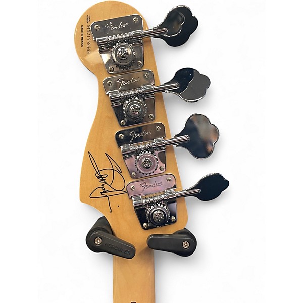 Used Fender Steve Harris Signature Precision Bass Olympic White Electric Bass Guitar