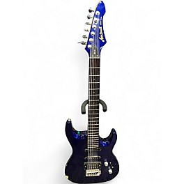 Used Aria Ma10 Blue Solid Body Electric Guitar