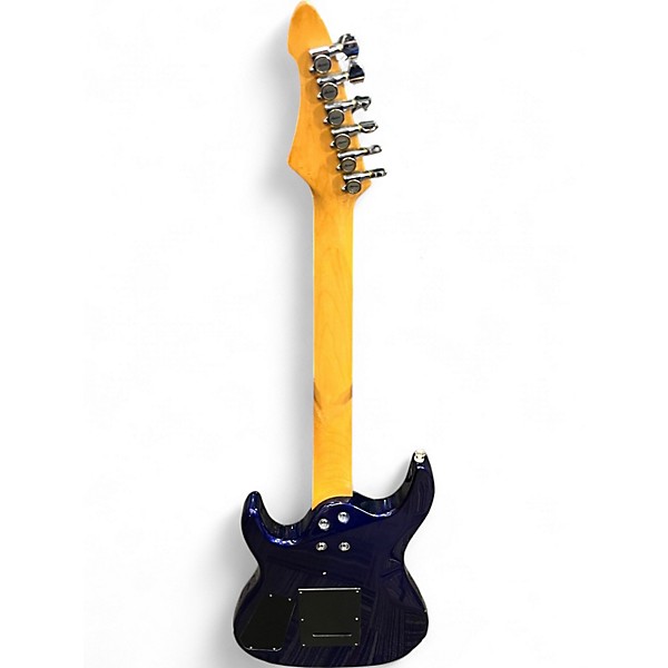 Used Aria Ma10 Blue Solid Body Electric Guitar