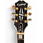 Used Epiphone Les Paul Custom Black and Gold Solid Body Electric Guitar
