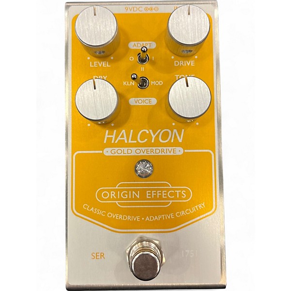 Used Origin Effects halcyon gold overdrive Effect Pedal