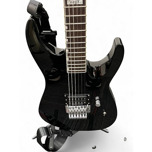 Used ESP LTDM1 Custom Black Solid Body Electric Guitar