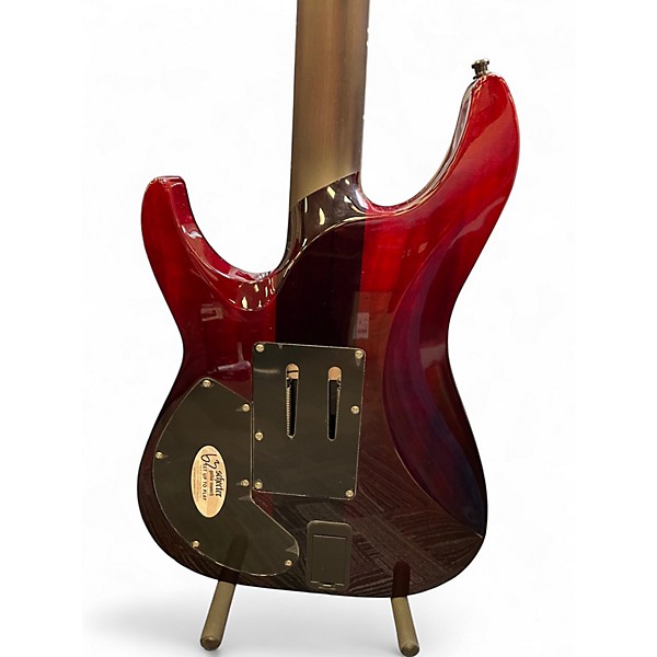 Used Schecter Guitar Research REAPER 6 FR ELITE  BLOOD BURST Solid Body Electric Guitar