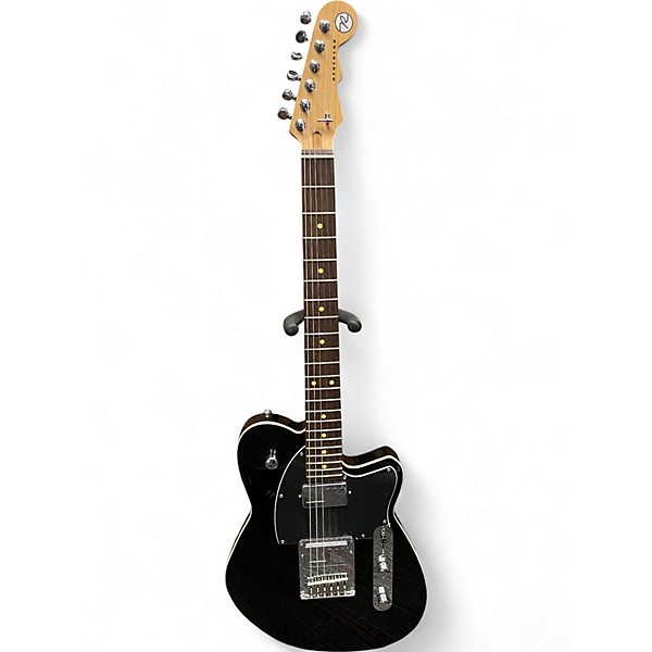 Used Reverend Crosscut Black Solid Body Electric Guitar