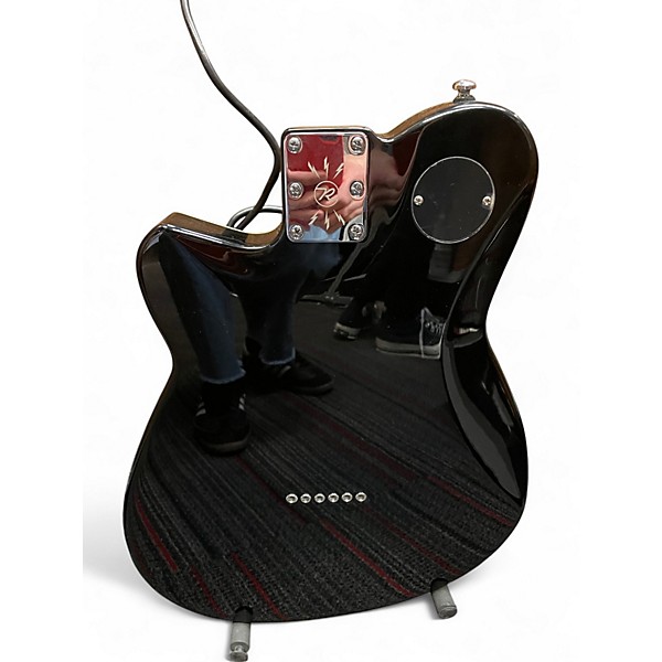 Used Reverend Crosscut Black Solid Body Electric Guitar