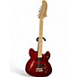 Used Squier Affinity Series Starcaster Candy Apple Red Metallic Hollow Body Electric Guitar thumbnail