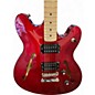 Used Squier Affinity Series Starcaster Candy Apple Red Metallic Hollow Body Electric Guitar