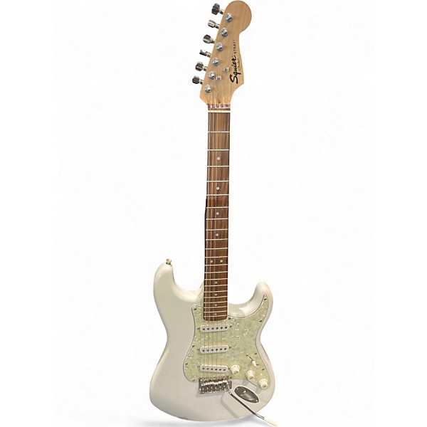 独特な 【送料無料】 Used Squier Body Solid White Olympic Stratocaster Standard ギター