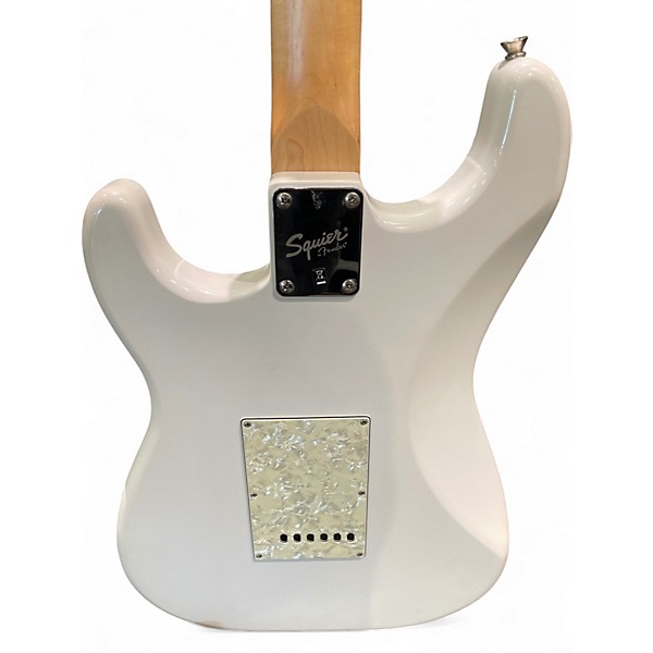 Used Squier Standard Stratocaster Olympic White Solid Body