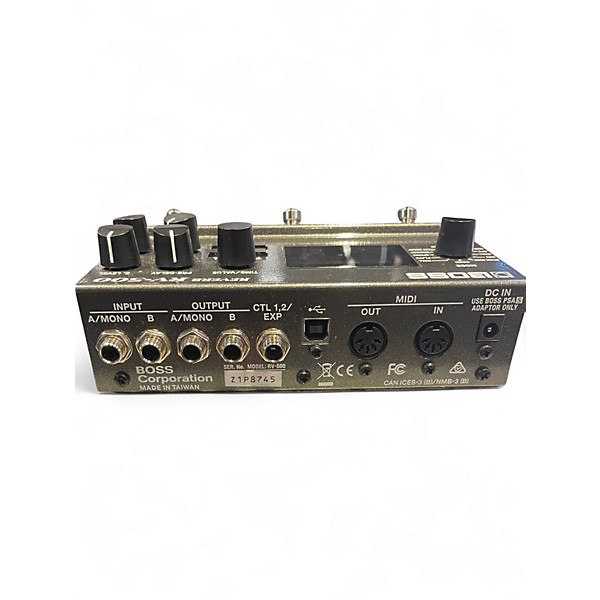 Used BOSS RV500 Reverb Effect Pedal | Guitar Center