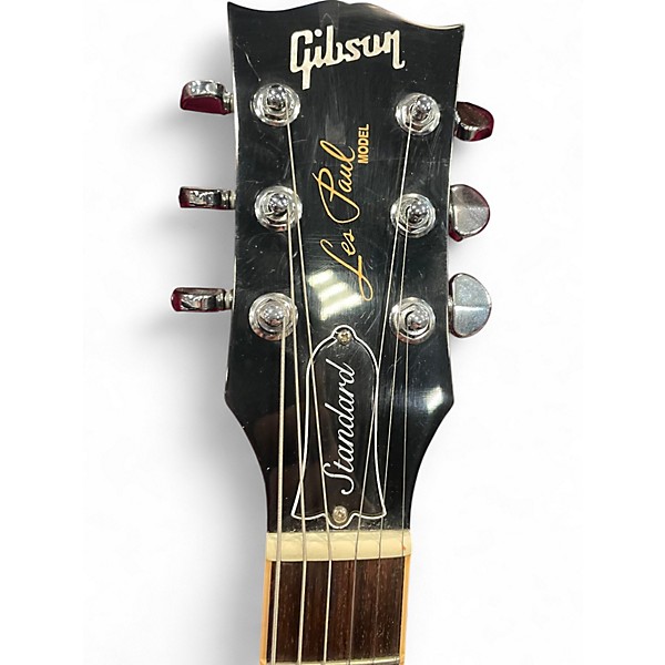 Used Gibson Les Paul Standard Black Solid Body Electric Guitar