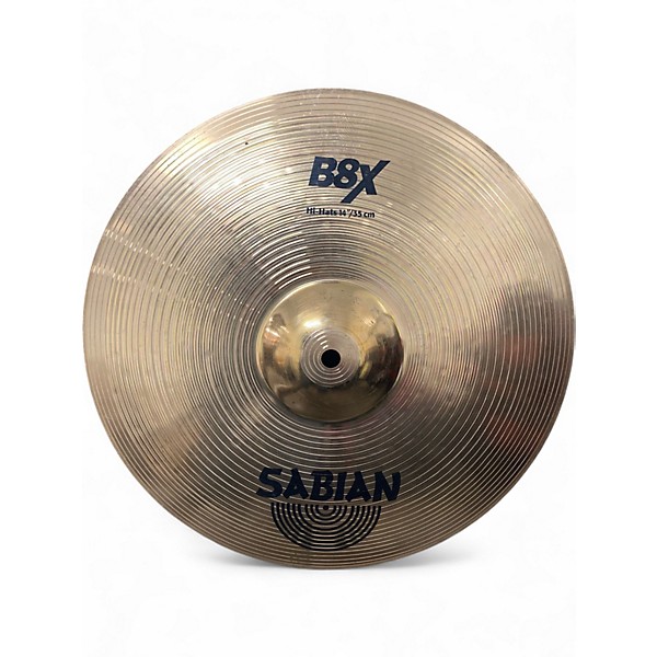 Used SABIAN 14in B8X Hi Hat pair Cymbal