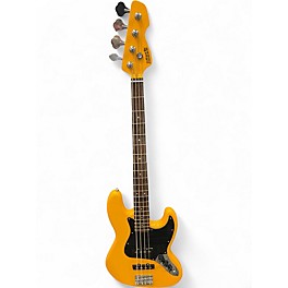 Used Markbass MB JB Yellow Electric Bass Guitar