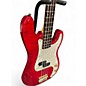 Used Jay Turser P bass Trans Red Electric Bass Guitar