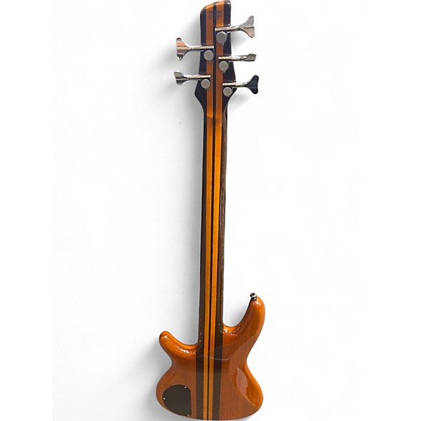 Used Ibanez SR1205E 5 String Orange Electric Bass Guitar