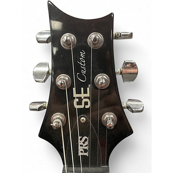 Used PRS SE Custom 22 Trans Black Solid Body Electric Guitar