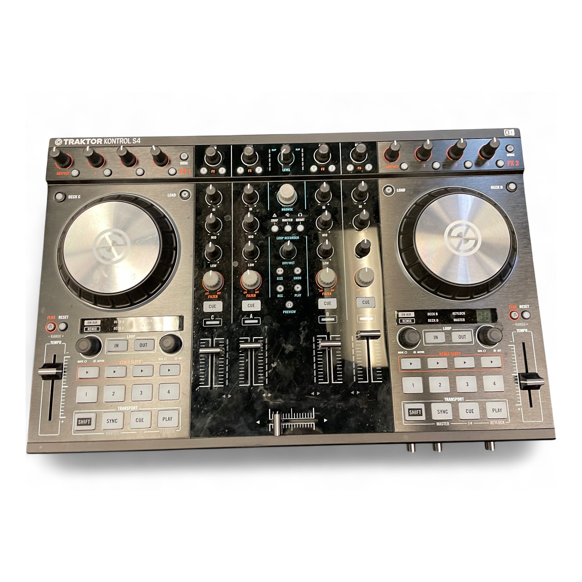 DJ機材 traktor kontrol s4 Traktor Kontrol S4: 4-channel DJ controller