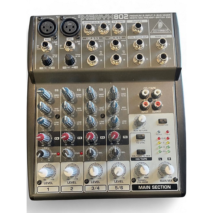 配信機器・PA機器・レコーディング機器 BEHRINGER XENYX802 Behringer | Product | XENYX 802S